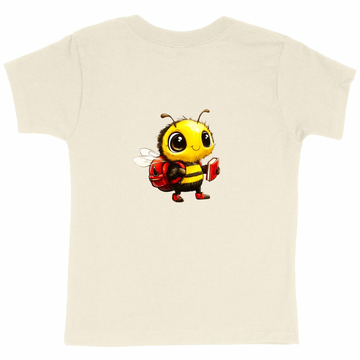 School Bee 2 Back T-shirt Enfant à Col Rond