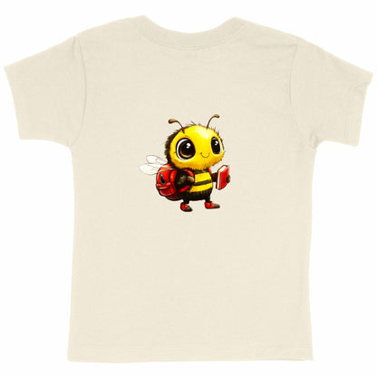 School Bee 2 Back T-shirt Enfant à Col Rond