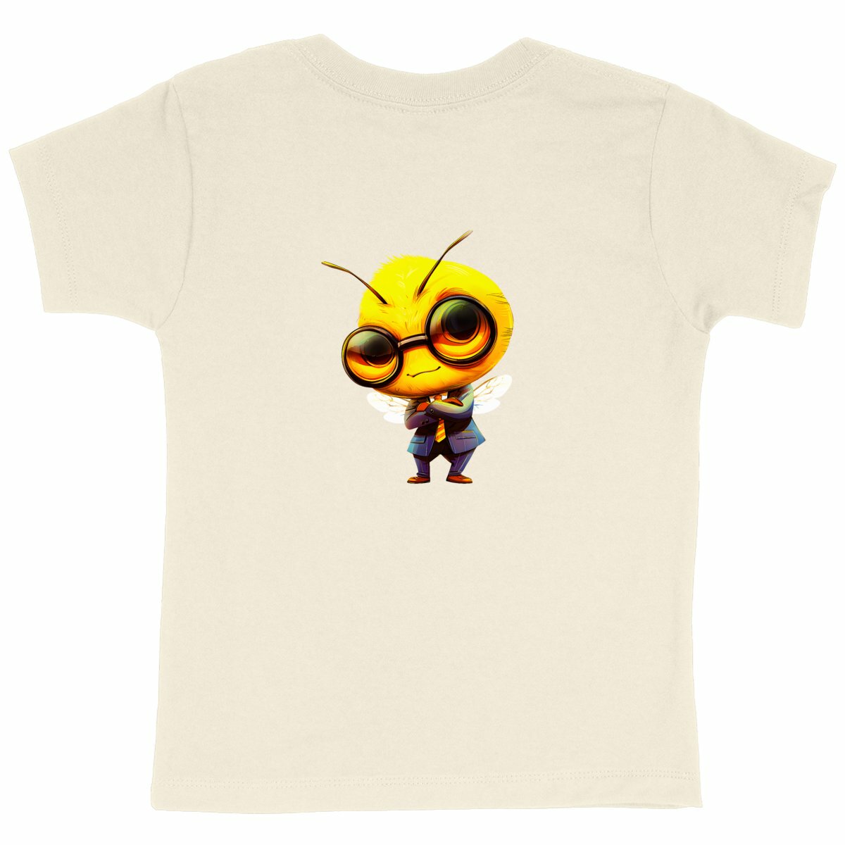 Dressed Up Bee 1 Back T-shirt Enfant à Col Rond