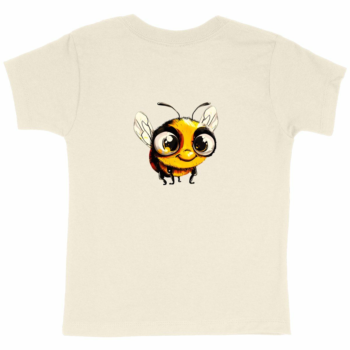 Cute Bee 2 Back T-shirt Enfant à Col Rond