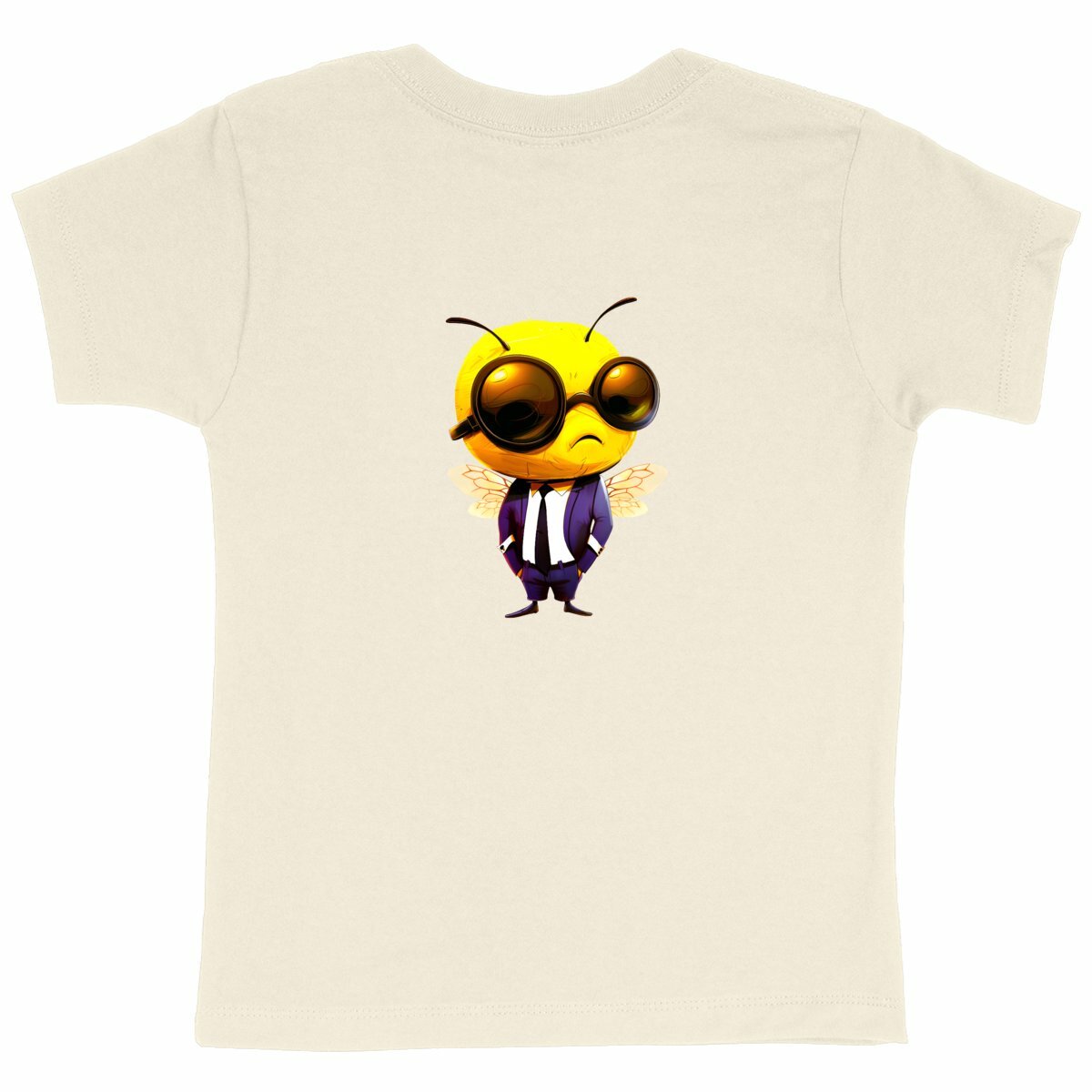 Dressed Up Bee 2 Back T-shirt Enfant à Col Rond