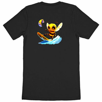 Kitesurfing Bee Back T-shirt Homme à Col Rond