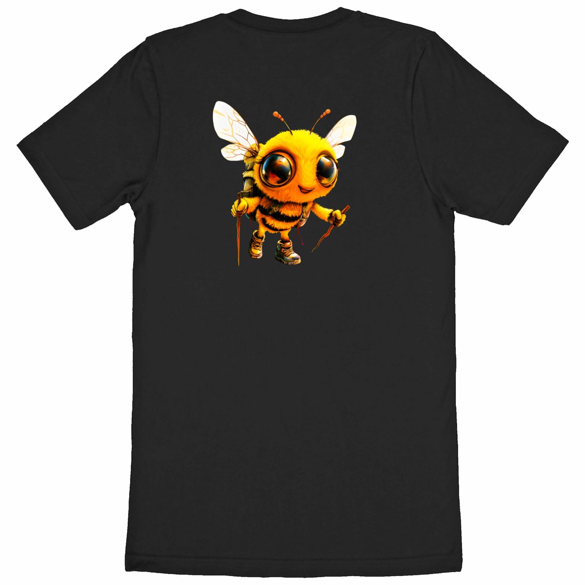 Hiking Bee 2 Back T-shirt Homme à Col Rond