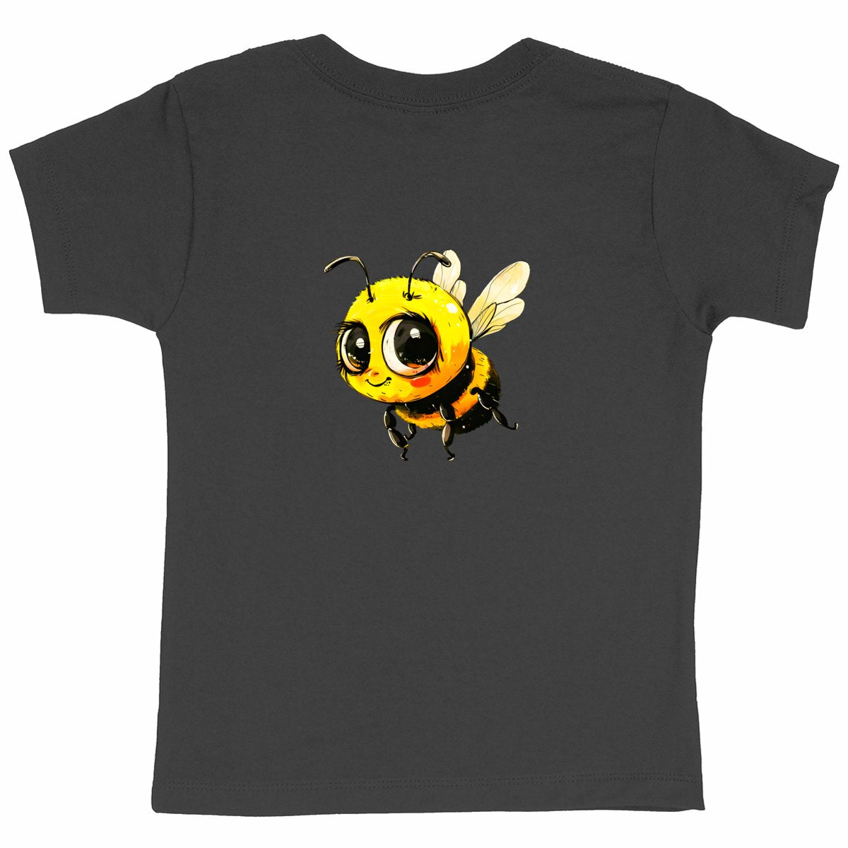 Cute Bee 4 Back T-shirt Enfant à Col Rond