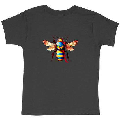 Super Man Bee Back T-shirt Enfant à Col Rond