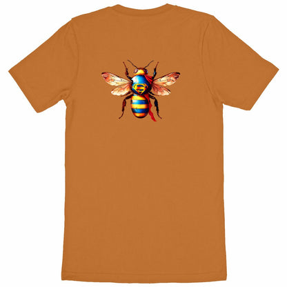 Super Man Bee Back T-shirt Homme à Col Rond