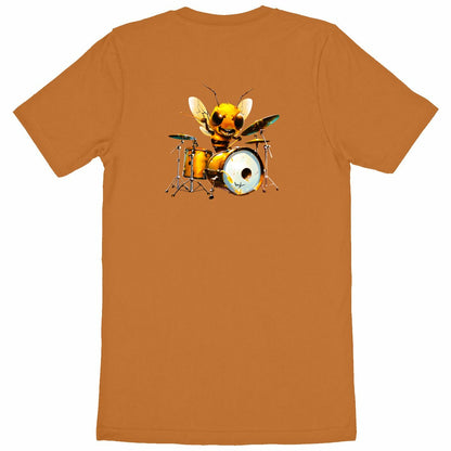 Battery Bee 2 Back T-shirt Homme à Col Rond