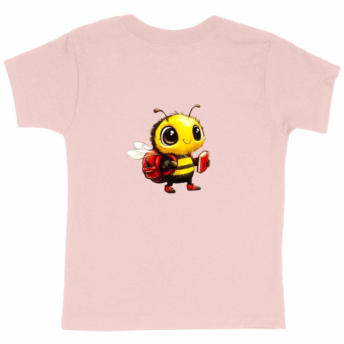 School Bee 2 Back T-shirt Enfant à Col Rond