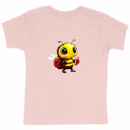 School Bee 2 Back T-shirt Enfant à Col Rond