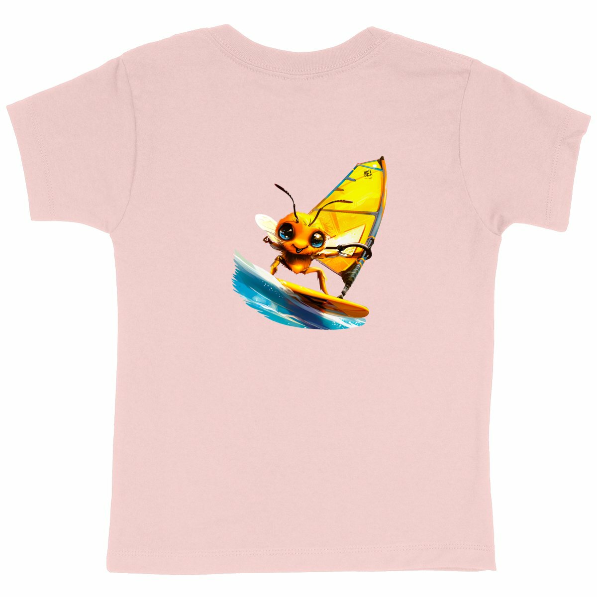 Windsurfing Bee Back T-shirt Homme à Col Rond