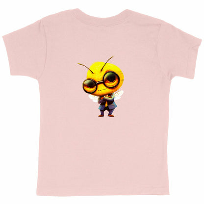 Dressed Up Bee 1 Back T-shirt Enfant à Col Rond