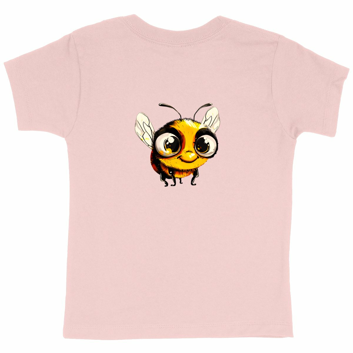 Cute Bee 2 Back T-shirt Enfant à Col Rond