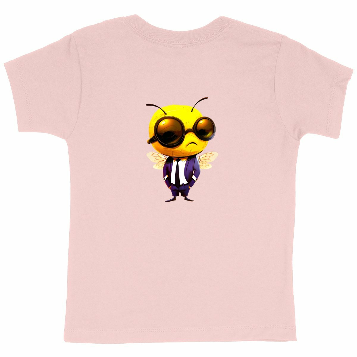 Dressed Up Bee 2 Back T-shirt Enfant à Col Rond