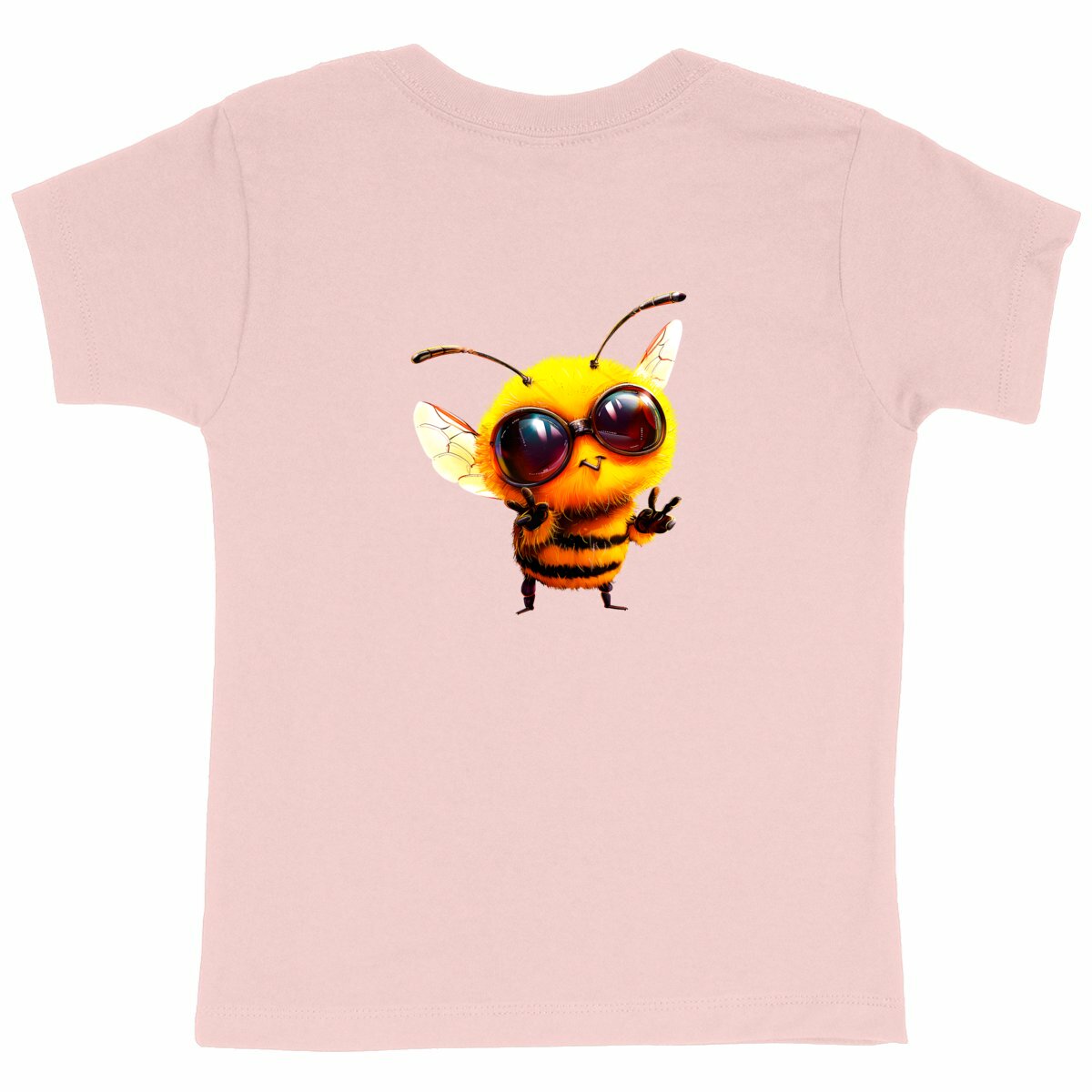 Cool Bee 1 Back T-shirt Enfant à Col Rond