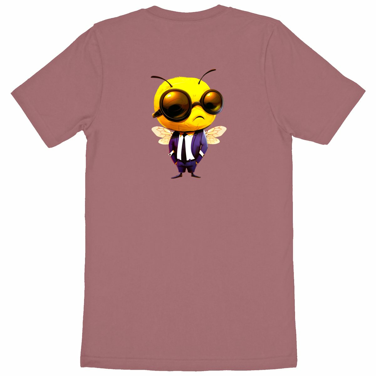 Dressed Up Bee 2 Back T-shirt Homme à Col Rond