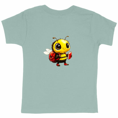 School Bee 2 Back T-shirt Enfant à Col Rond