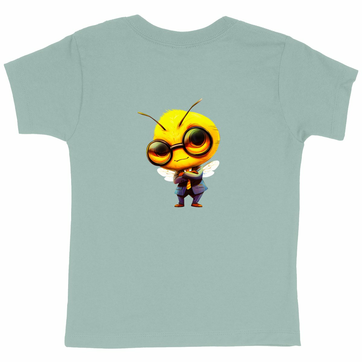 Dressed Up Bee 1 Back T-shirt Enfant à Col Rond