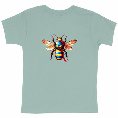 Super Man Bee Back T-shirt Enfant à Col Rond