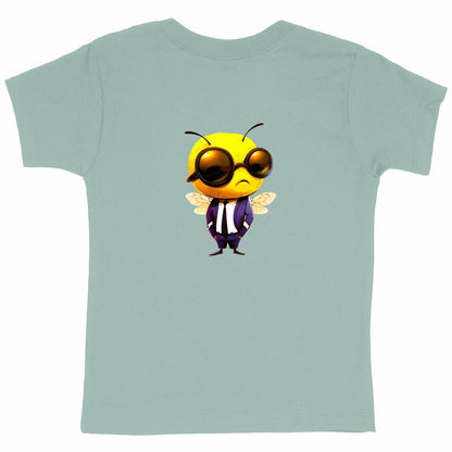 Dressed Up Bee 2 Back T-shirt Enfant à Col Rond