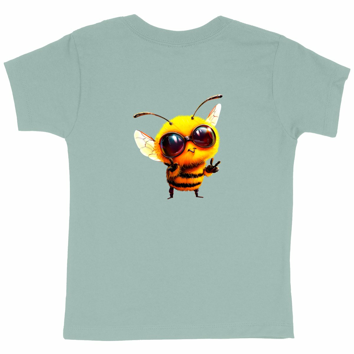 Cool Bee 1 Back T-shirt Enfant à Col Rond