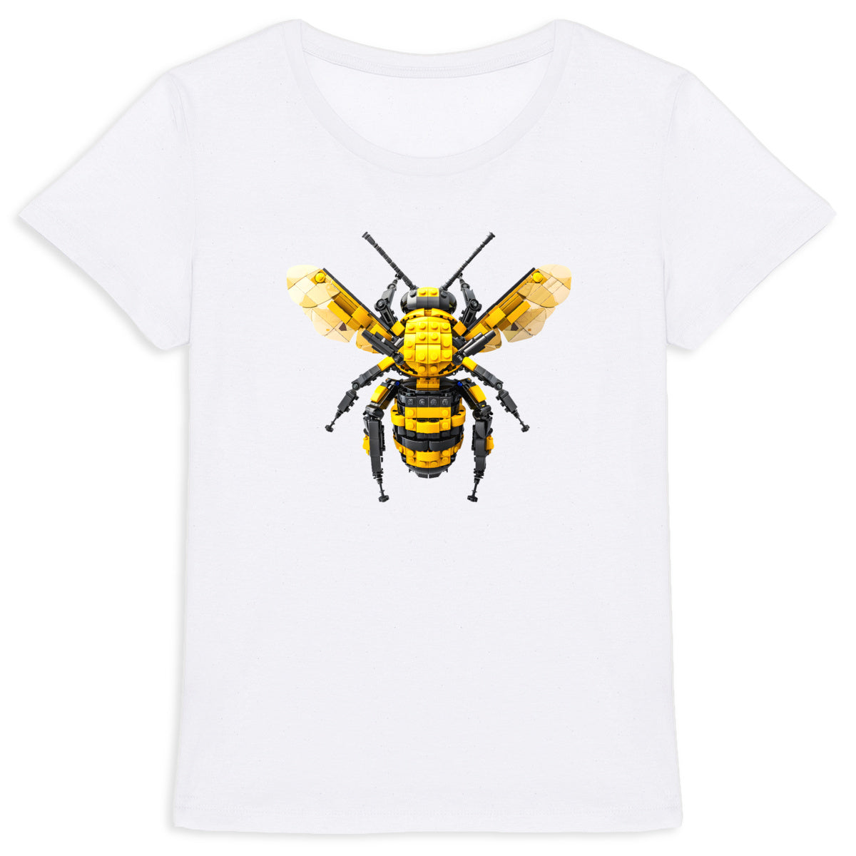 Lego Bee 1 Front with T-shirt Femme à Col Rond