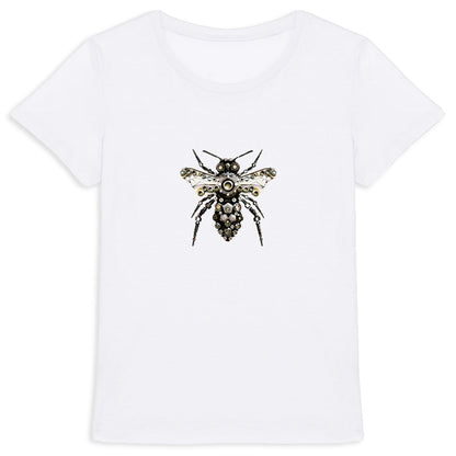 Bee Bolted 6 Front T-shirt Femme à Col Rond 