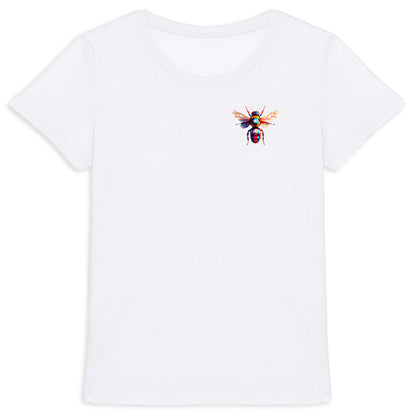 Captain America Bee Logo T-shirt Femme à Col Rond