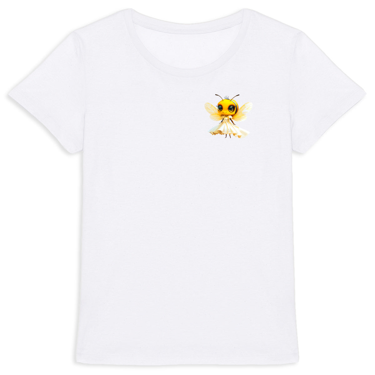 Dressed Up Bee 1 Logo T-shirt Femme à Col Rond