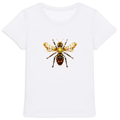 Bee Bolted 1 Front T-shirt Femme à Col Rond