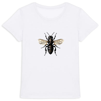 Black Panther Bee Front T-shirt Femme à Col Rond