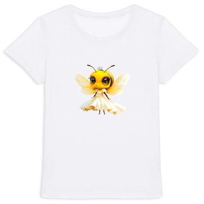 Dressed Up Bee 1 Front T-shirt Femme à Col Rond