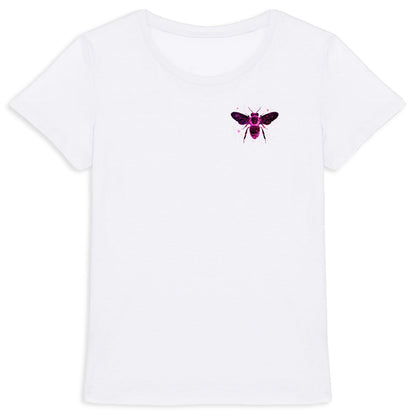 Celestial Purple Bee 1 Logo T-shirt Femme à Col Rond