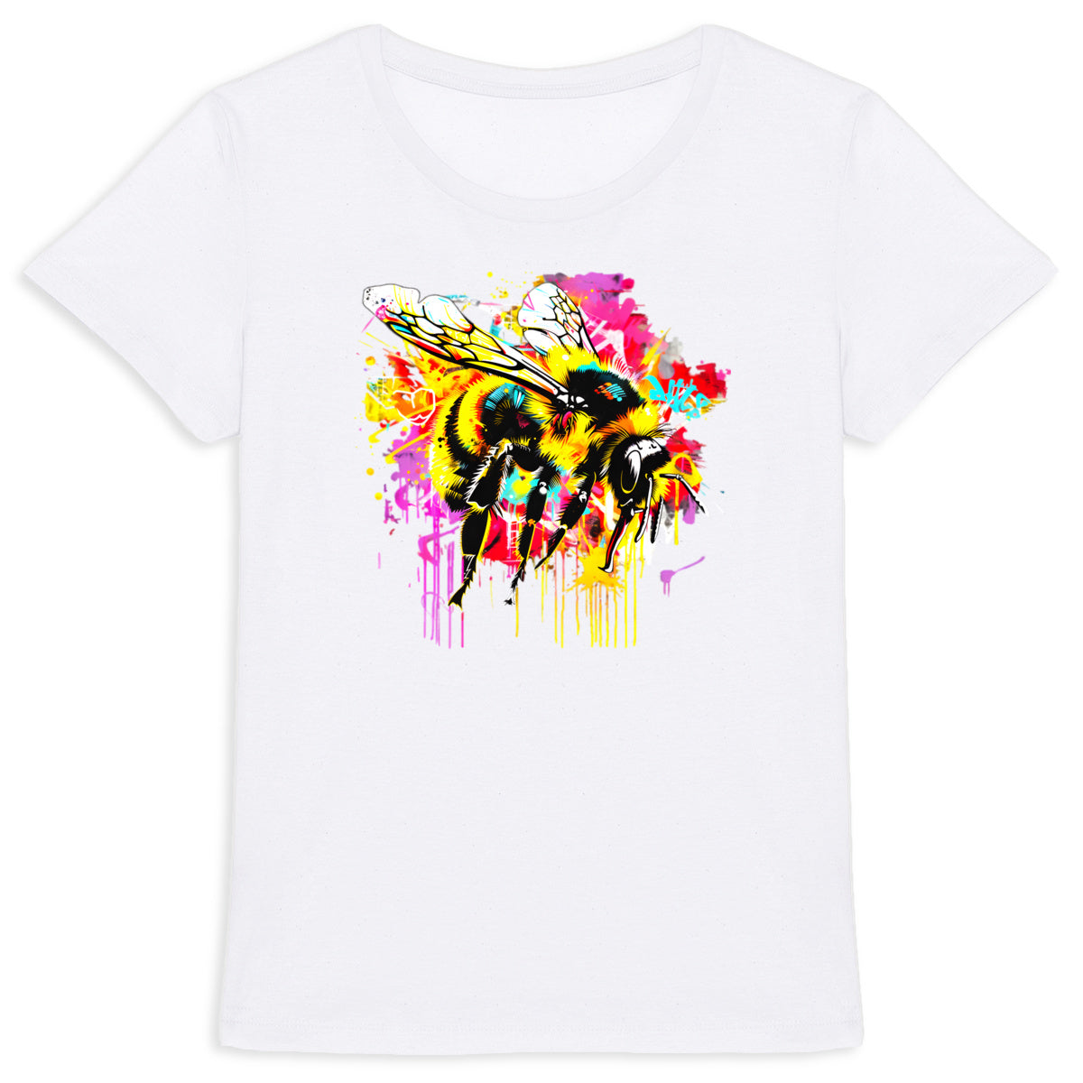 Street Art Graph 3 Front T-shirt Femme à Col Rond