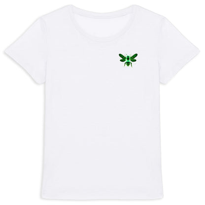 Celestial Green Bee 1 Logo T-shirt Femme à Col Rond