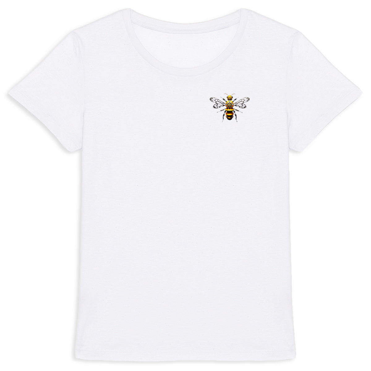 Bee Bolted 4 Logo T-shirt Femme à Col Rond