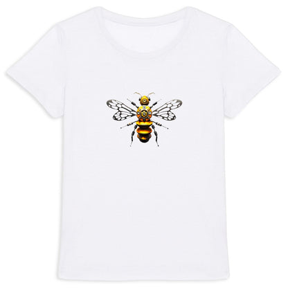 Bee Bolted 4 Front T-shirt Femme à Col Rond 