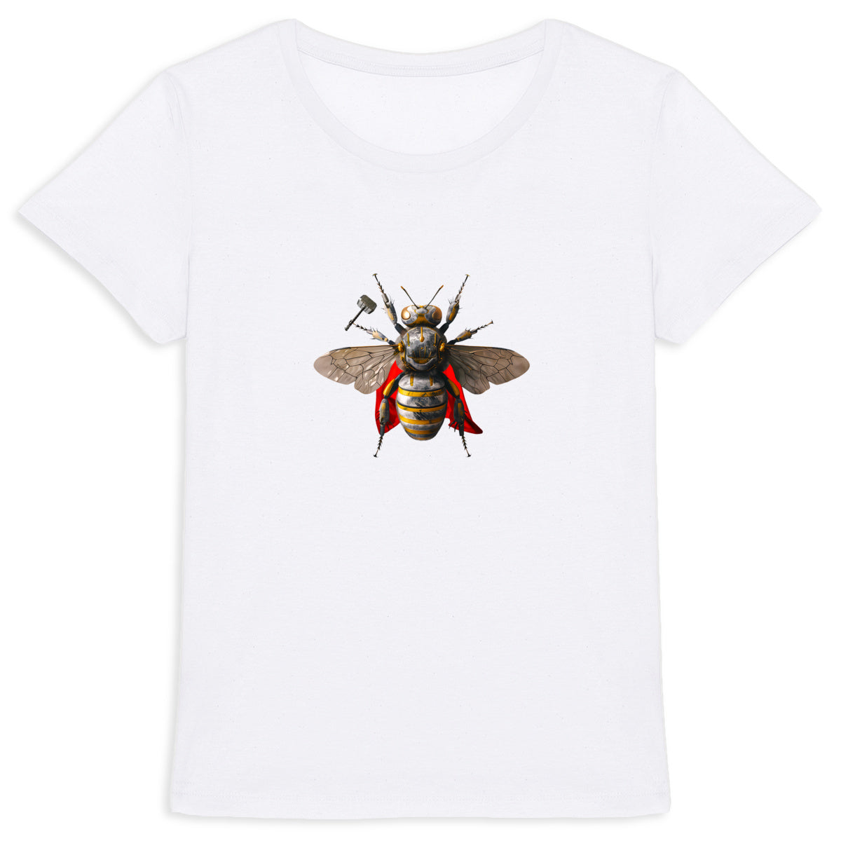 Thor Bee Front T-shirt Femme à Col Rond