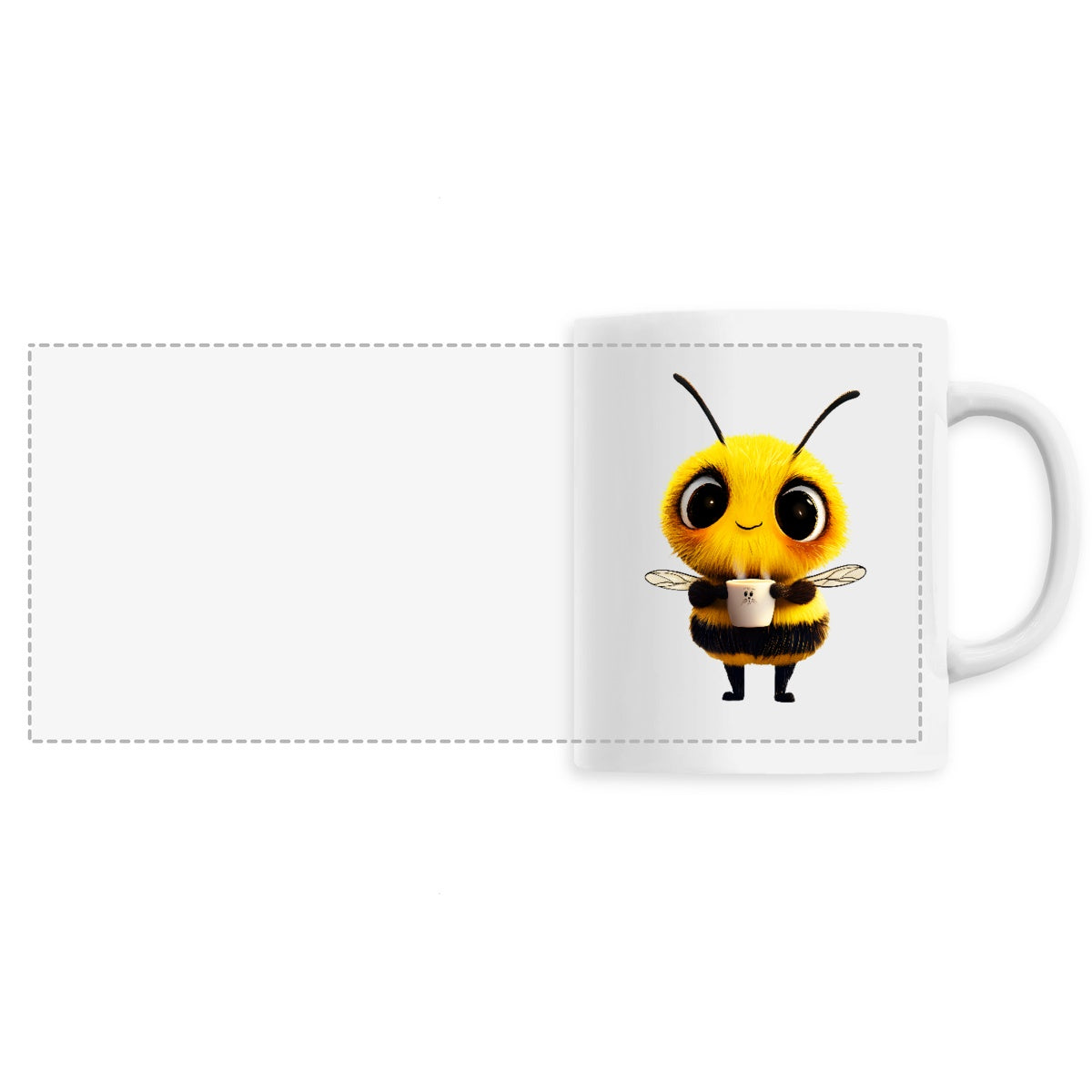 Coffee Break Bee 2 Mug Céramique Personnalisable 