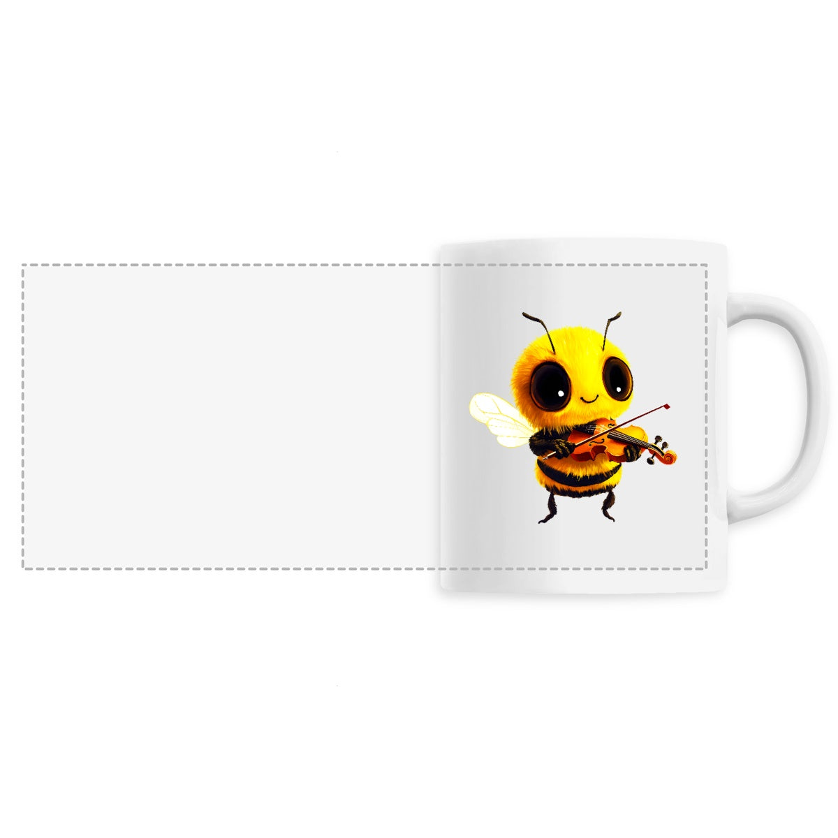 Violin Bee 1 Mug Céramique