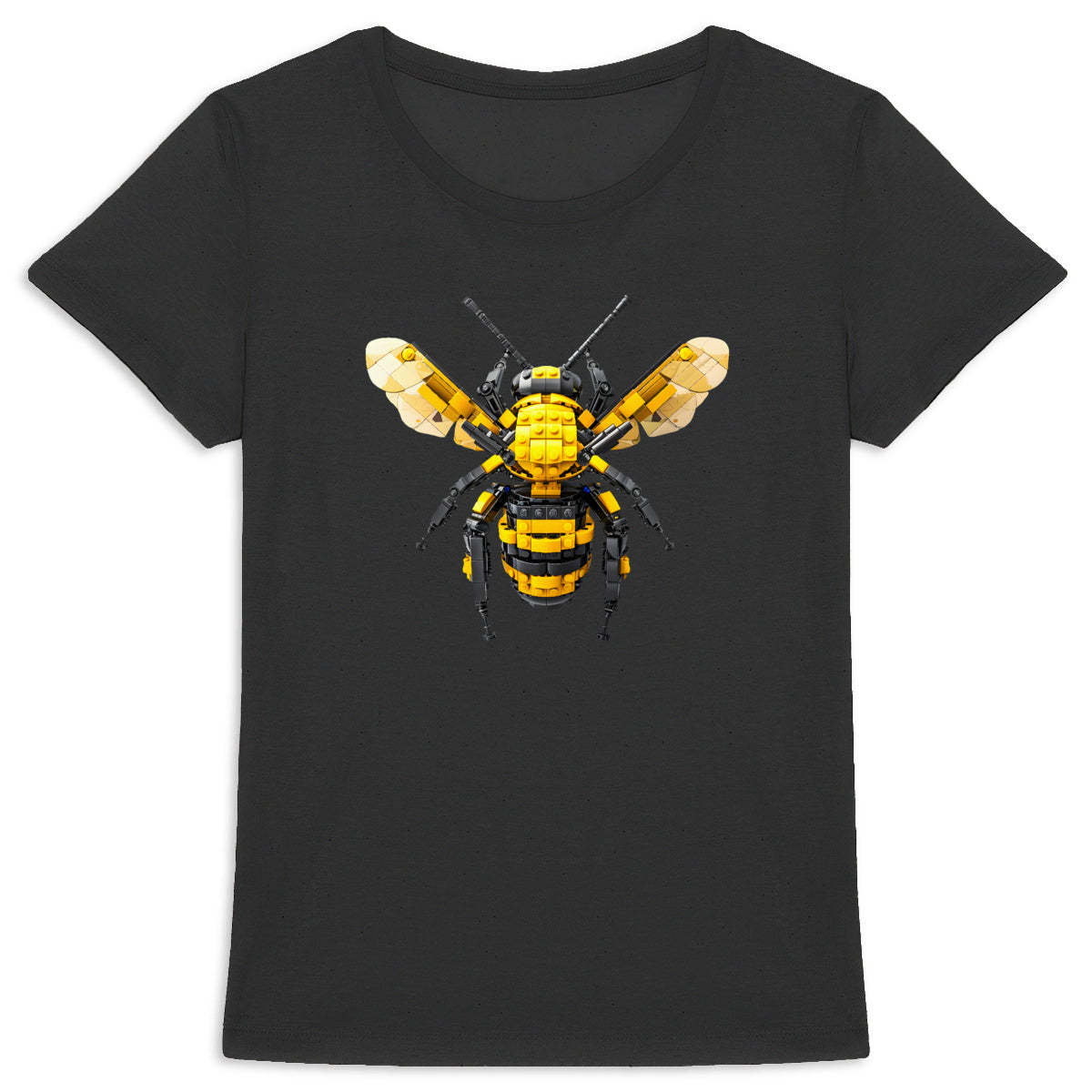 Lego Bee 1 Front with T-shirt Femme à Col Rond