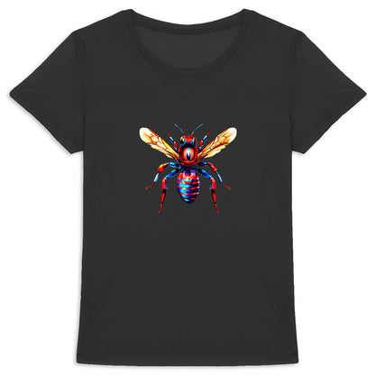 Spider Man Bee Front T-shirt Femme à Col Rond