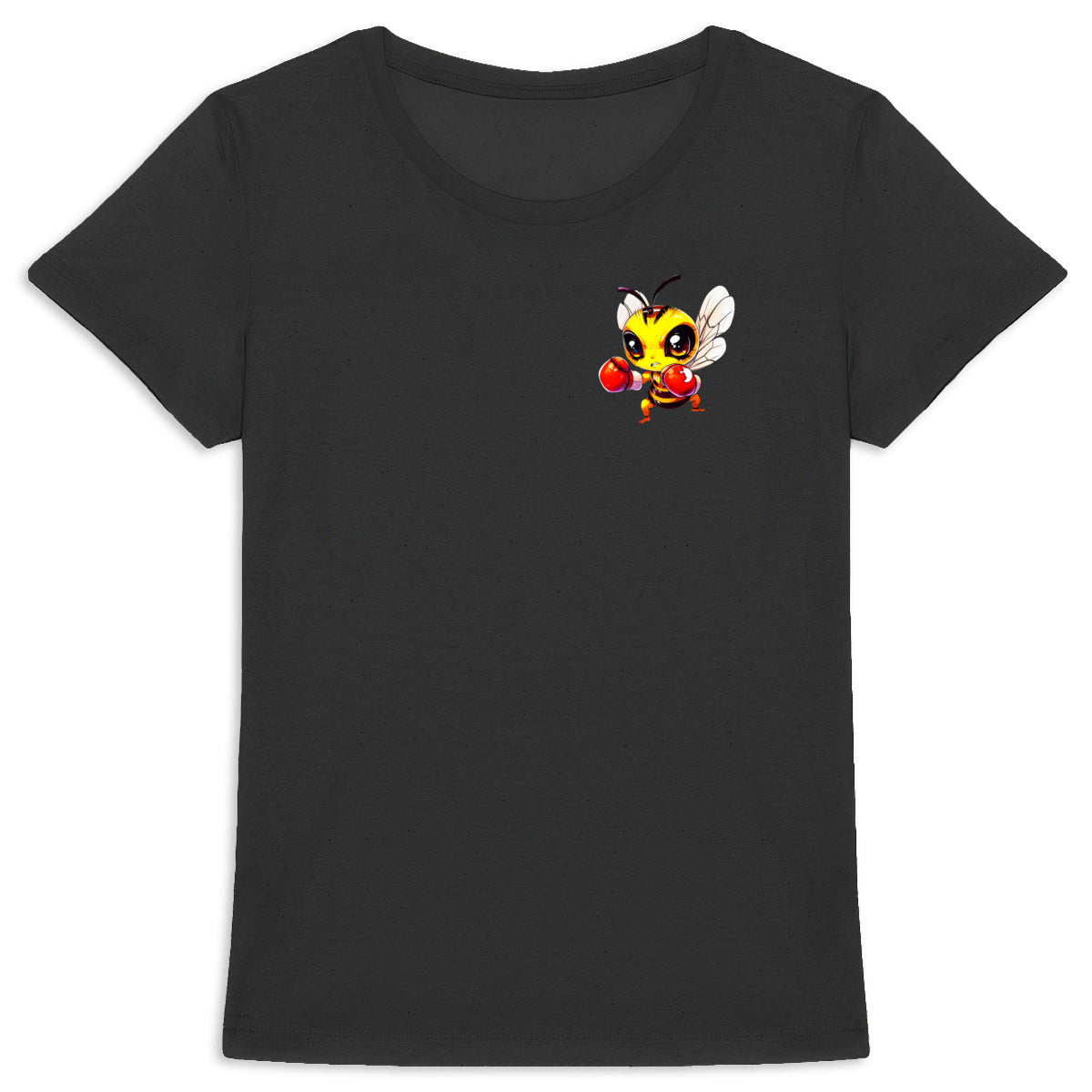 Boxing Bee 4 Logo T-shirt Femme à Col Rond