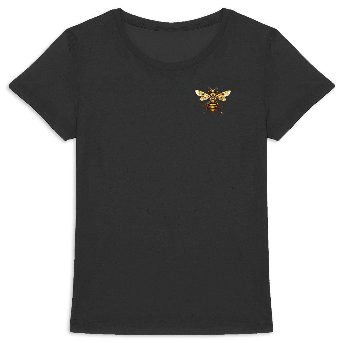 Bee Bolted 2 Logo T-shirt Femme à Col Rond