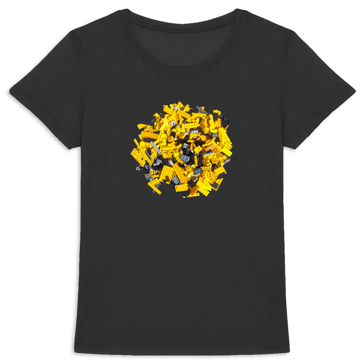 Lego Bee 1 Back with T-shirt Femme à Col Rond