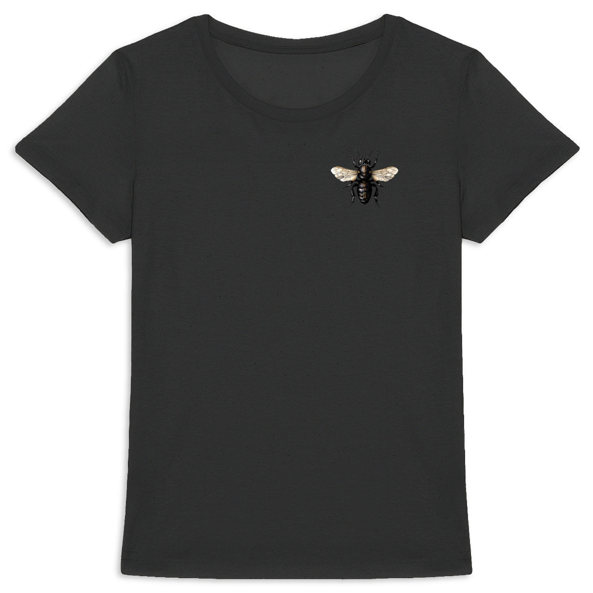 Black Panther Bee Logo T-shirt Femme à Col Rond