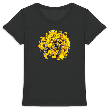 Lego Bee 2 Back with  T-shirt Femme à Col Rond