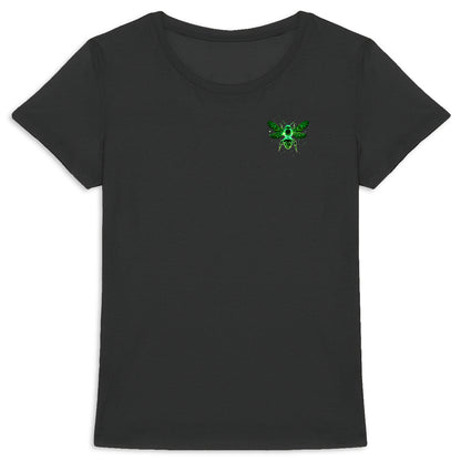 Celestial Green Bee 1 Logo T-shirt Femme à Col Rond