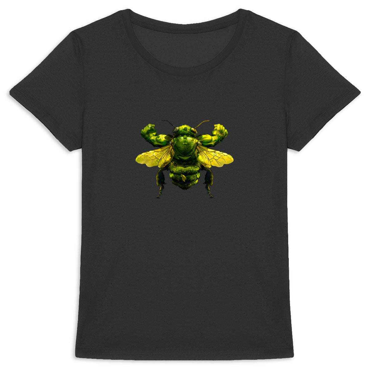 Hulk Bee Front T-shirt Femme à Col Rond