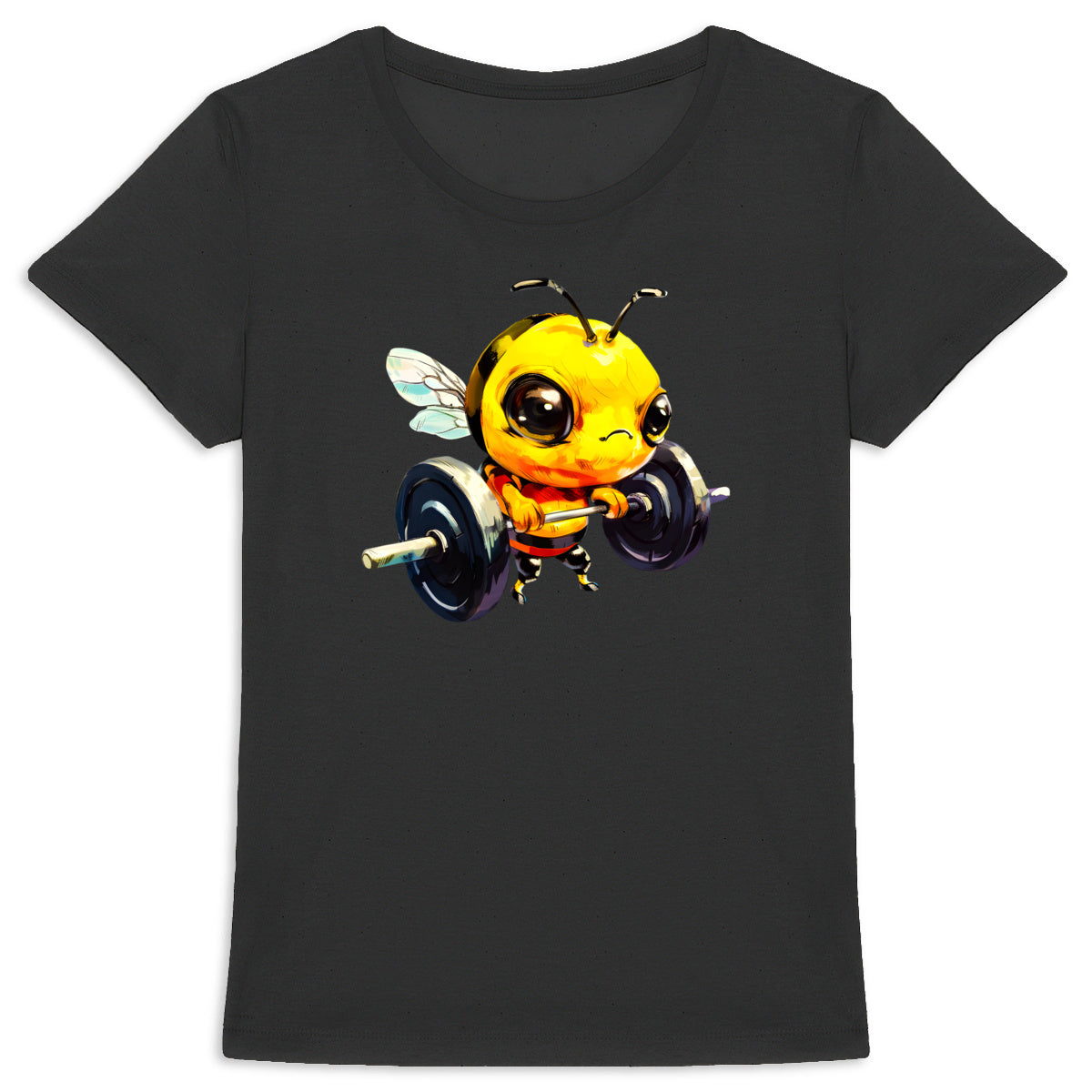 Bodybuild Bee 2 Logo  T-shirt Femme à Col Rond