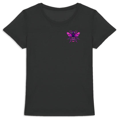 Eletronic Chip Purple Bee 1 Logo T-shirt Femme à Col Rond